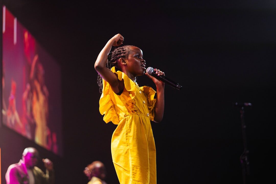 rosalia performing on stage
